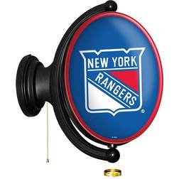 The Fan-Brand New York Rangers 23'' x 21'' Illuminated Rotating Wall Sign