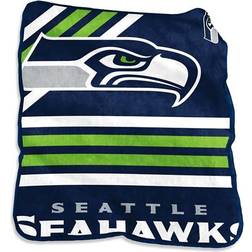 Logo Brands Seattle Seahawks Raschel Throw Blanket