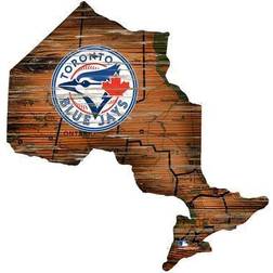 Fan Creations Toronto Blue Jays 12'' Road Map State Cutout Sign