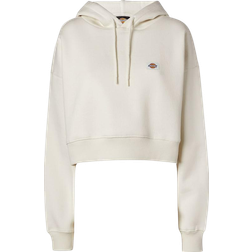 Dickies Oakport Cropped Hoodie - Ecru