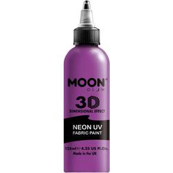 Smiffys Moon glow neon uv intense fabric paint, purple