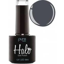 Halo by Pure Nails Gel Nails Greys 8Ml Charcoal