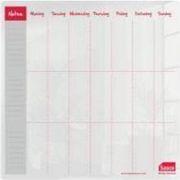 SASCO Mini Desktop Weekly Planner 2410178 Acrylic