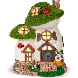 Maison & White Garden Solar Ornaments Garden Mushroom House