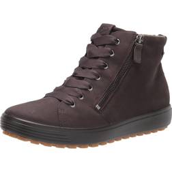 ecco Women's Soft Tred Gore-TEX High Sneaker, Licorice, 10-10.5