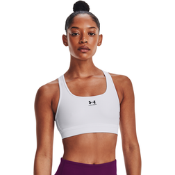 Under Armour Women's Bra Mid Padless White White Black