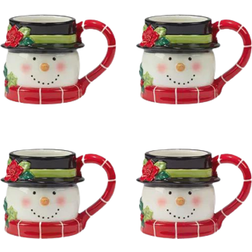 Certified International Holiday Magic Snowman Mug 53.2cl 4pcs