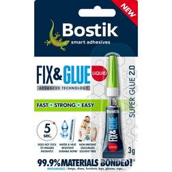 Bostik Fix and Glue Liquid 3g Pack 6 30614760
