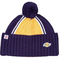 Mitchell & Ness x clot la lakers purple yellow pom beanie hat lalywpr