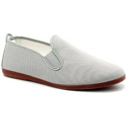 Flossy Childrens Unisex Gris Kids Grey Plimsolls