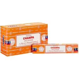 Satya Set of 12 Packets of Champa Incense Sticks