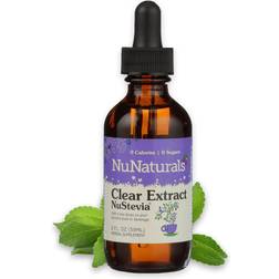 NuNaturals NuStevia Clear Extract Stevia Liquid Sweetener, 2