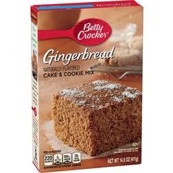 Betty Crocker Gingerbread Cake & Cookie Mix, 14.5-Ounce Boxes