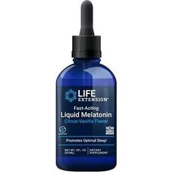 Life Extension Fast-Acting Liquid Melatonin Sleep & Cellular Support Supplement