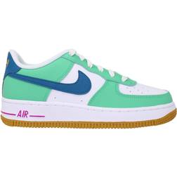 Nike Air Force 1 LV8 GS - White/Spring Green/Hyper Violet/Green Abyss