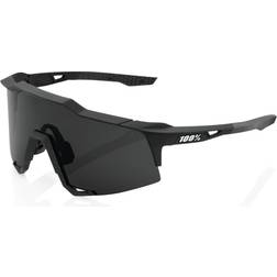 100% SPEEDCRAFT Sport Performance Soft Tact Black Smoke Lens