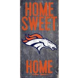 Fan Creations Denver Broncos 6'' x 12'' Home Sweet Sign