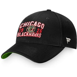 Fanatics NHL Chicago Blackhawks Vintage Unstructured Adjustable Hat, Men's, Black