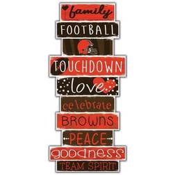 Fan Creations Football Shop Cleveland Browns Stack 24" Sign