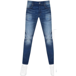 G-Star G Star 3301 Slim Fit Jeans - Mid Wash Blue