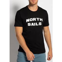 North Sails Block Brand Logo Black T-Shirt