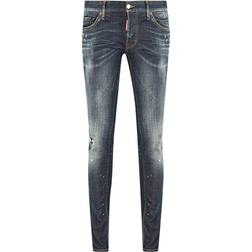 DSquared2 Slim Jean Paint Splash Canadian Leaf Jeans