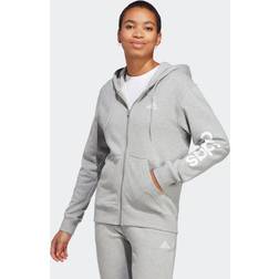 Adidas Essentials Linear Full Zip French Terry Hoodie