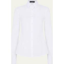 Dolce & Gabbana Stretch poplin shirt optical_white