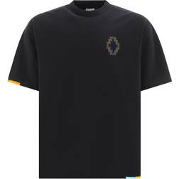 Marcelo Burlon Stitch Cross T Shirt Black black