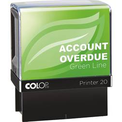 Colop Green Line Word Stamp Account Overdue