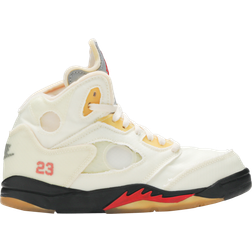 Nike Air Jordan 5 Retro SP PS - Sail/Fire Red/Muslin/Black