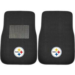 Fanmats 10302 NFL Pittsburgh Steelers 2-Piece Embroidered Car