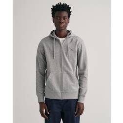 Gant mens regular fit shield logo full zip hoodie