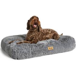 Snug Furry Friends Super Fluffy Dog Bed Large