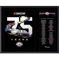 Nascar 75th Anniversary 2023 Scheduled x 15 Sublimated Plaque