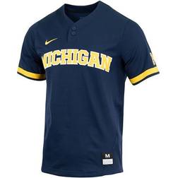 Nike Men's Navy Michigan Wolverines Replica 2-Button Baseball Jersey