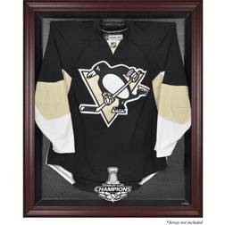 Pittsburgh Penguins 2017 Stanley Cup Champions Mahogany Framed Jersey Display Case