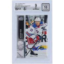 Upper Deck Adam Fox New York Rangers Autographed 2021-22 Series #120 Fanatics Witnessed Authenticated Card