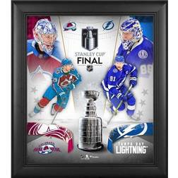 Fanatics Authentic Tampa Bay Lightning vs. Colorado Avalanche 2022 Stanley Cup Final 15'' x 17'' Matchup Framed Collage