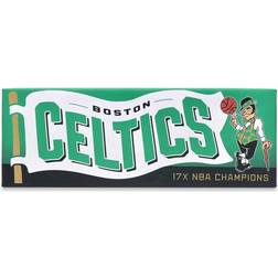 Open Road Brands Boston Celtics 8.75'' x 24.52'' Tradition Canvas