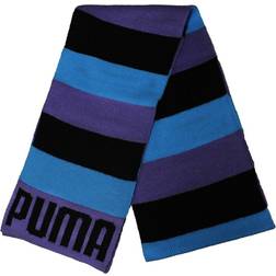 Puma unisex mens womens knit scarf black purple blue 052136 03