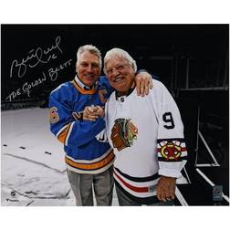 Brett Hull St. Louis Blues Autographed 16" x 20" with Bobby Spotlight Photograph "The Golden Brett" Inscription