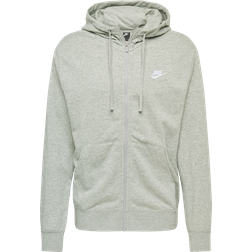 Nike Men's hooded Jacket - Dark Gray Heather/Matte Silver/White