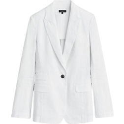 Rag & Bone Foster Linen Blazer - White