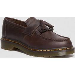 Dr. Martens Men's Adrian Crazy Horse Leather Tassel Loafers in Brown