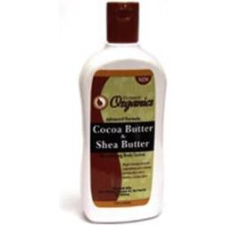 Ultimate organics cocoa butter & shea butter moisturizing body lotion 355ml