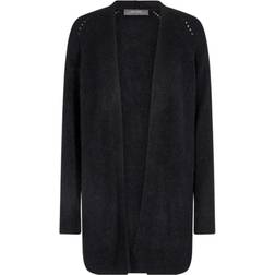 Mos Mosh Thora Long Cardigan Cardigan Black