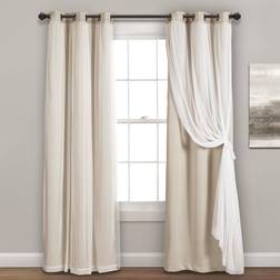 Lush Decor Sheer Grommet Panel