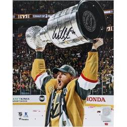 William Karlsson Vegas Golden Knights Autographed 2023 Stanley Cup Champions 8" x 10" Raising Photograph