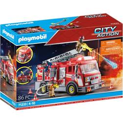 Playmobil Fire Truck with Flashing Lights 71233